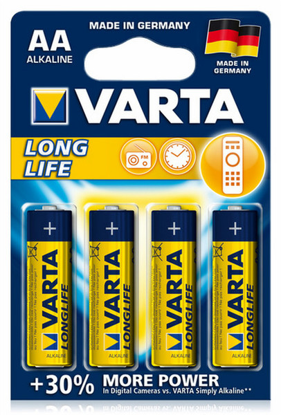 Varta 04106110414 Alkali Nicht wiederaufladbare Batterie