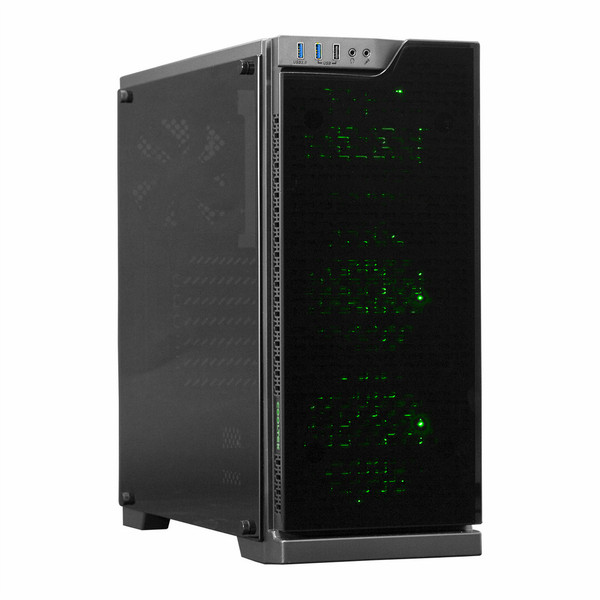 Cooltek CTC TG01 Midi-Tower Black computer case