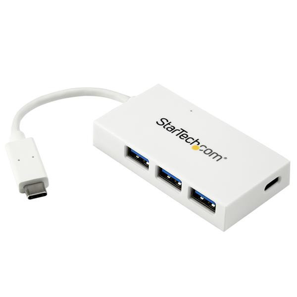 StarTech.com 4 Port USB-C Hub - USB C und 3x USB-A - USB 3.0 Hub - Weiß