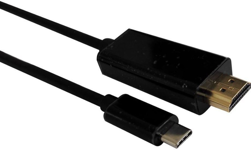 Microconnect USB3.1CHDMI1 1m HDMI USB C Black video cable adapter