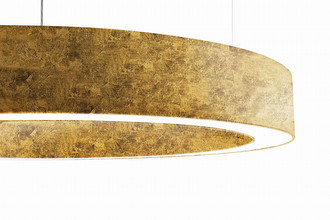 Panzeri L08121.300.0102 398W LED Gold suspension lighting