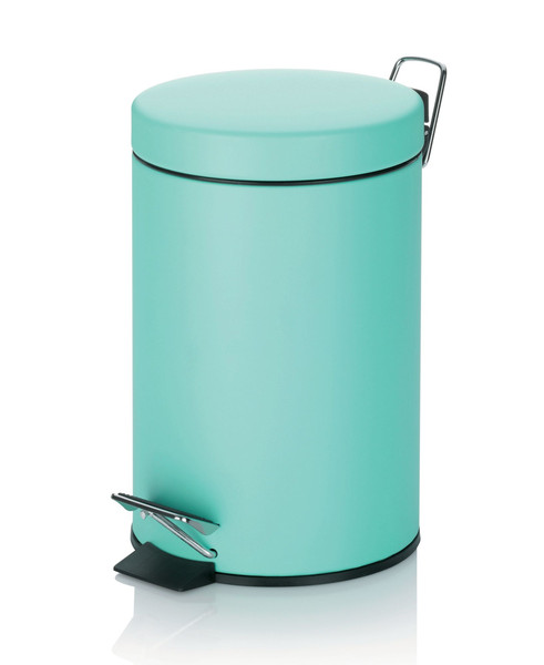 Kela Berry 3L Round Metal Green trash can