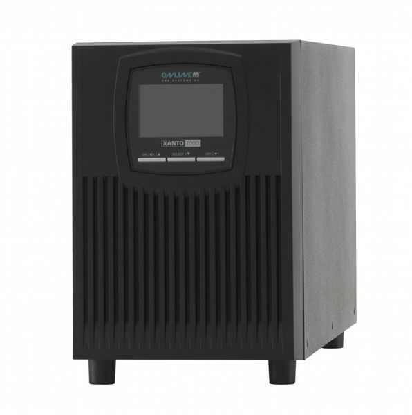 ONLINE USV-Systeme XANTO 1000 Double-conversion (Online) 1000VA 4AC outlet(s) Tower Black uninterruptible power supply (UPS)