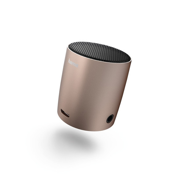 Hama Mini Drum Mono portable speaker 3W Cylinder Pink