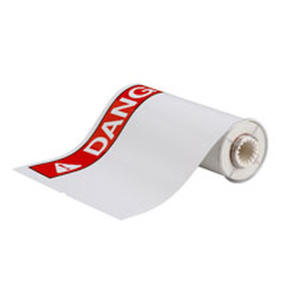 Brady People 140887 Красный, Белый Самоклеящаяся принтерная этикетка наклейка для принтеров