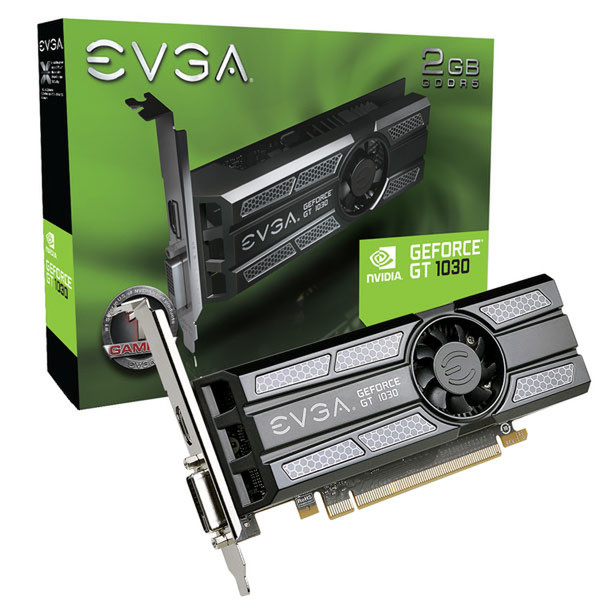 EVGA 02-P4-6333-KR GeForce GT 1030 2ГБ GDDR5 видеокарта