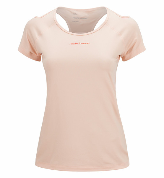 PeakPerformance Crotona T-shirt XS Short sleeve Crew neck Elastane,Polyester Pink