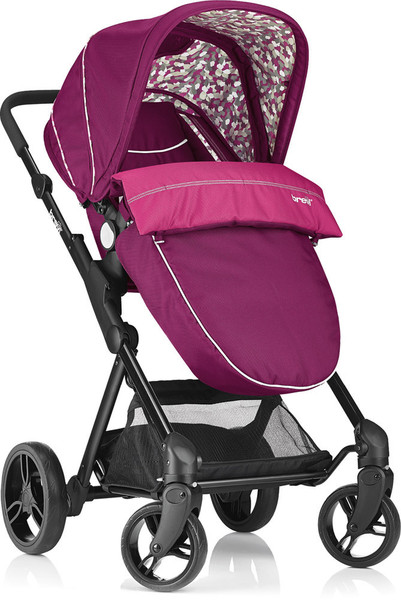 Brevi 8011250766242 Traditional stroller 1место(а) Розовый детская коляска