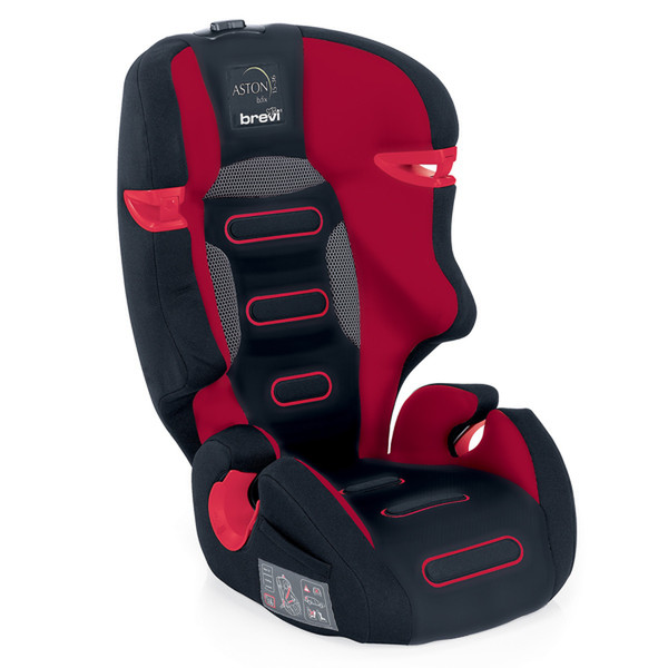 Brevi Aston b.fix 2-3 (15 - 36 kg; 3.5 - 12 years) Black,Red baby car seat