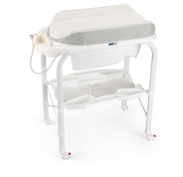 Cam Cambio Soft Plastic White,Beige changing table
