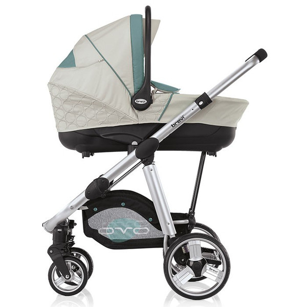 Brevi OVO Premium 450 Traditioneller Kinderwagen 1Sitz(e) Grau