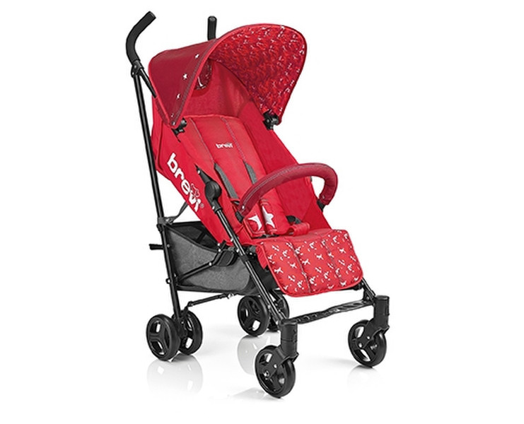 Brevi Marathon Leichtgewichtiger Kinderwagen 1Sitz(e) Schwarz, Rot