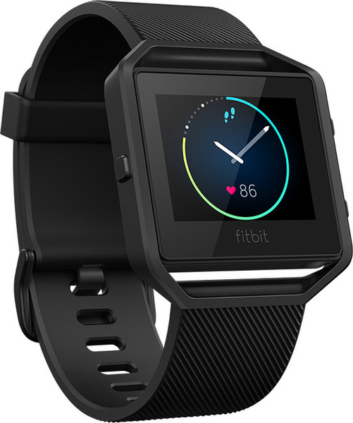 Fitbit Blaze Сенсорный экран Bluetooth Черный спортивный наручный органайзер