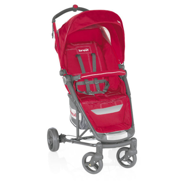 Brevi Ginger 3 Traditional stroller 1seat(s) Grey,Red