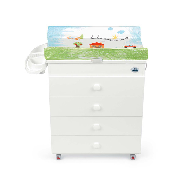 Cam C915006/C222 White changing table