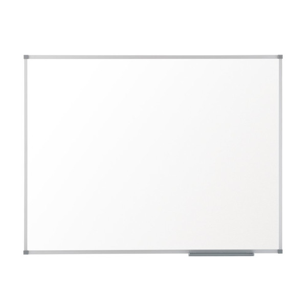 Nobo Basic Melamine Non Magnetic Whiteboard 600x450mm with Basic Trim in Retail Packaging