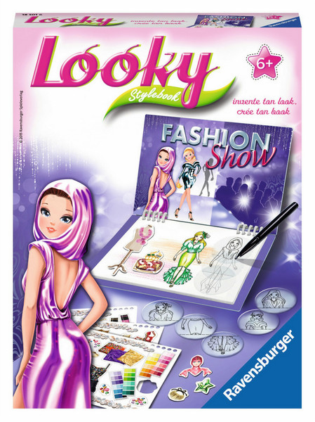 Ravensburger Looky Style Book Fashion Show kids' fashion design kit
