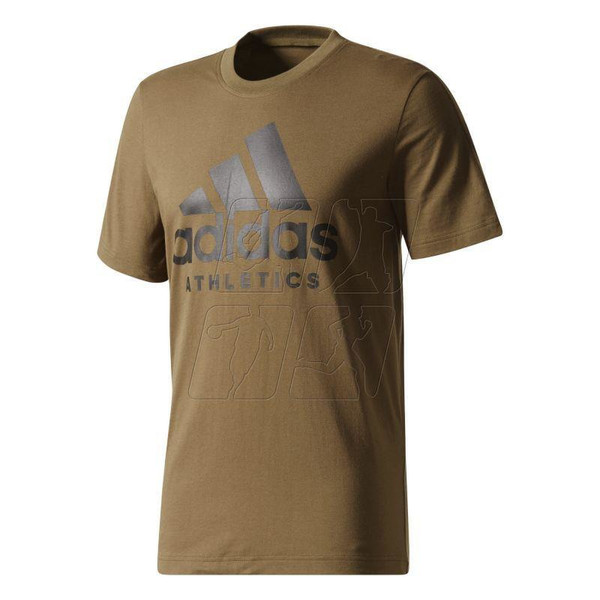 Adidas BR4752 S T-shirt S Rundhals Grün Männer Shirt/Oberteil