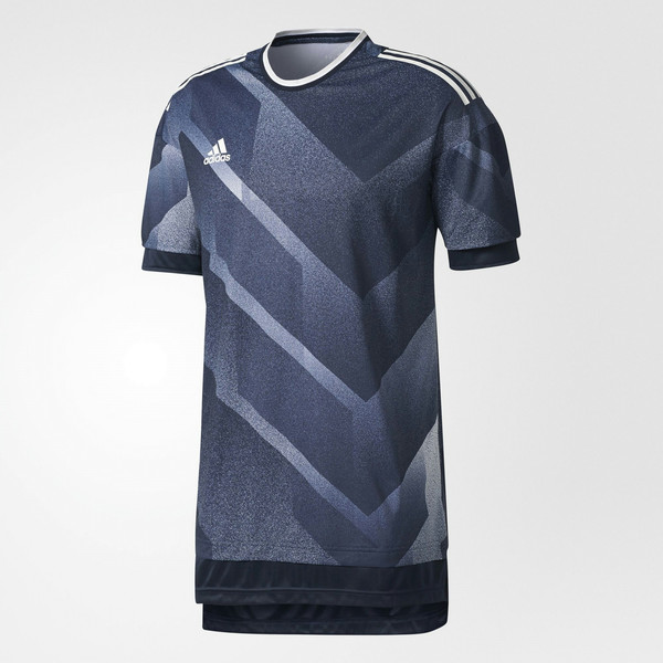 Adidas CE9571 M T-shirt M Kurzärmel Rundhals Blau, Weiß Männer Shirt/Oberteil