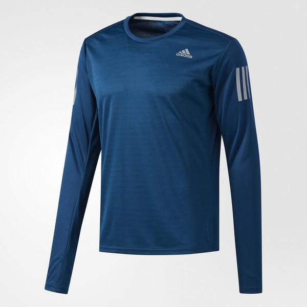 Adidas BS3265 M Base layer shirt M Langärmlig Rundhals Blau Männer Shirt/Oberteil