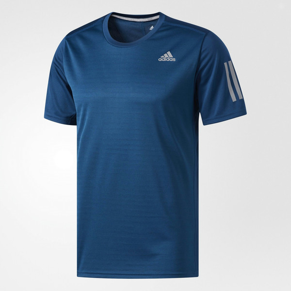 Adidas BS3273 XXL T-shirt XXL Kurzärmel Rundhals Blau Männer Shirt/Oberteil