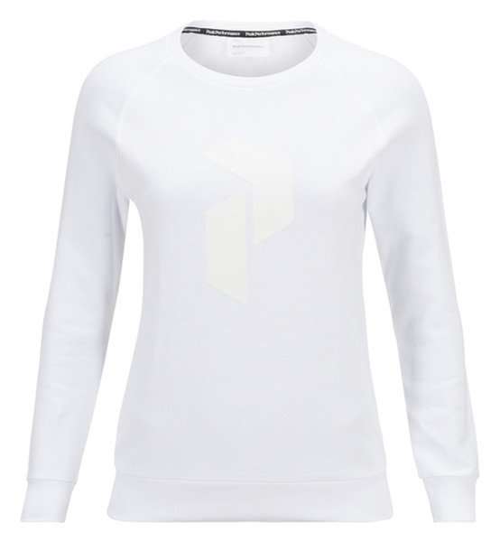 PeakPerformance G56914100-089-XL Shirt XL Long sleeve Crew neck Cotton White
