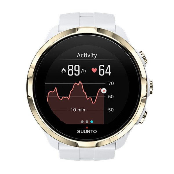 Suunto SS023405000 Сенсорный экран Bluetooth Золотой, Белый спортивный наручный органайзер