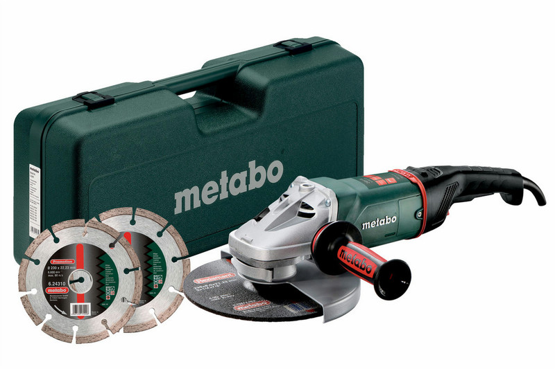 Metabo WE 24-230 MVT SET 2400W 6600RPM 230mm 5800g Winkelschleifer