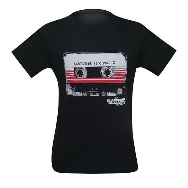 SuperHeroStuff GOTG Awesome Mix Tape Vol. 2 Men's T-Shirt