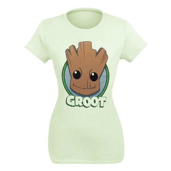 SuperHeroStuff GOTG Smiling Groot Sprout Women's T-Shirt