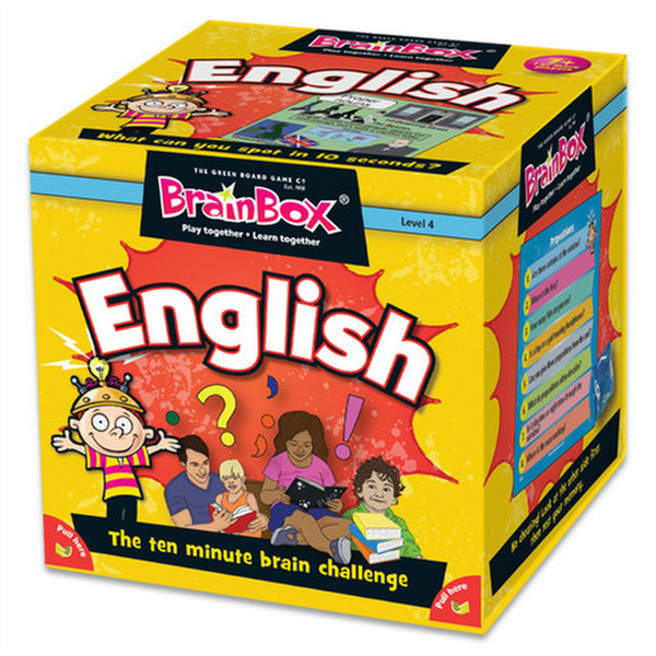 Green Board Games BrainBox English Ребенок Мальчик / Девочка обучающая игрушка
