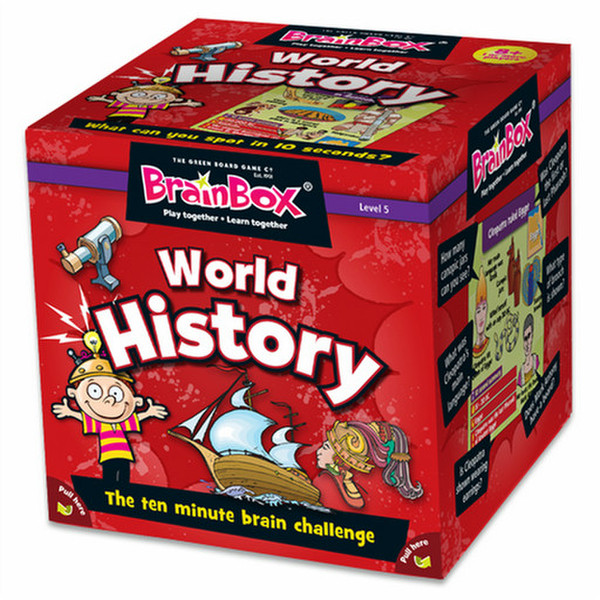 Green Board Games BrainBox World History Child Boy/Girl learning toy