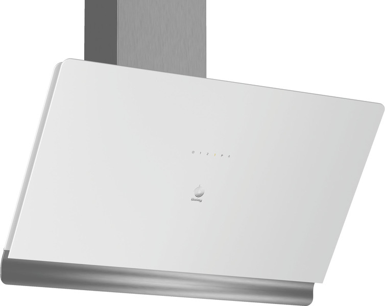 Balay 3BC598GB Wall-mounted cooker hood 840м³/ч A+ Нержавеющая сталь, Белый кухонная вытяжка