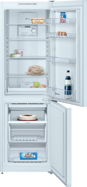 Balay 3KF6600WI Отдельностоящий 302л A++ Белый холодильник с морозильной камерой