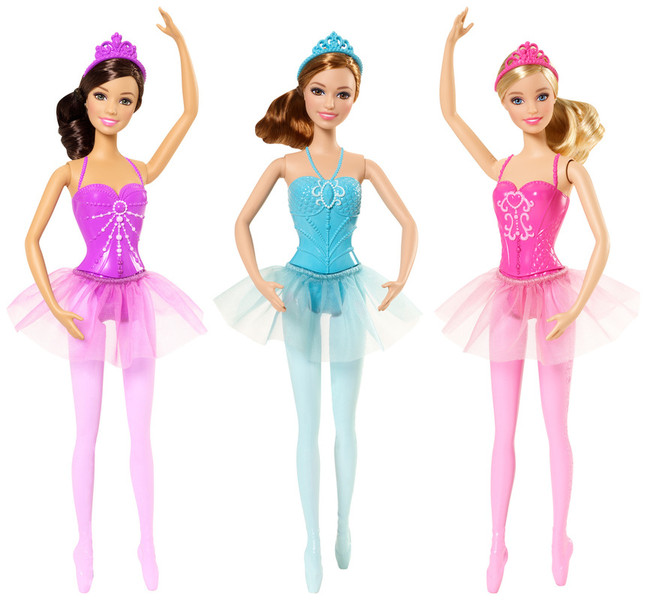Barbie CFF42 Blue,Purple,Red doll