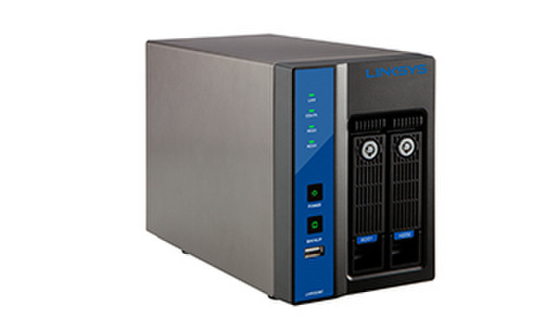 Linksys LNR0208C Черный, Синий network video recorder