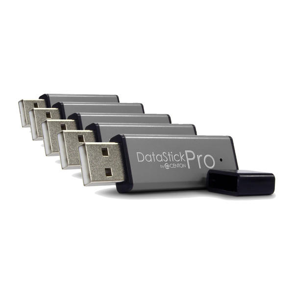 Centon DataStick Pro 16GB USB 2.0 Typ A Schwarz, Grau USB-Stick