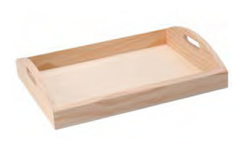 GLOREX 61685013 Classic serving tray Rechteck Holz Tablett