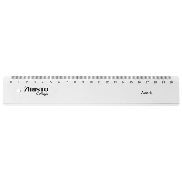 Aristo AR23022 Desk ruler 200mm Polystyrol Transparent