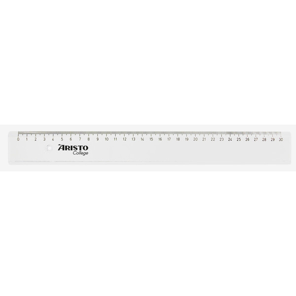 Aristo AR23030 Desk ruler 300mm Polystyrol Transparent