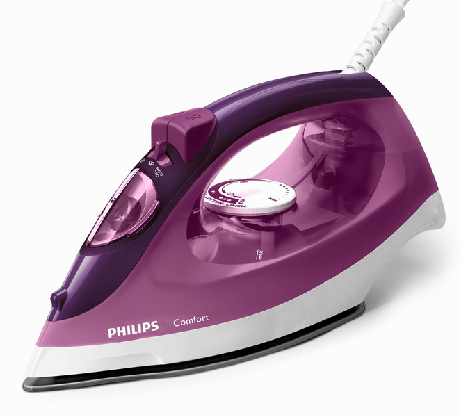Philips GC1445/30 Steam iron Ceramic soleplate 2000W Purple,White iron