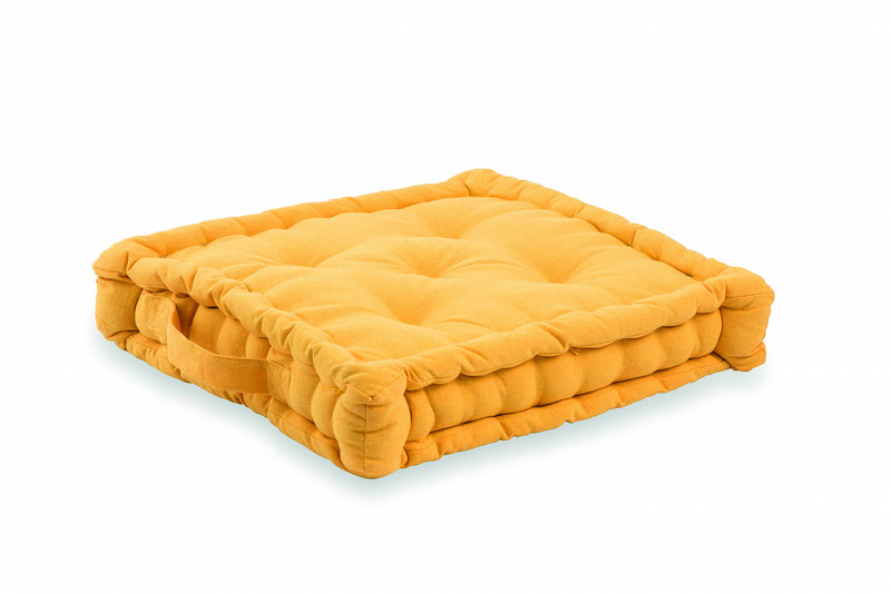 Galileo S.p.A. 2416785 Кресло Квадратный Желтый Хлопок, Полиэстер Seat cushion подушка для сиденья