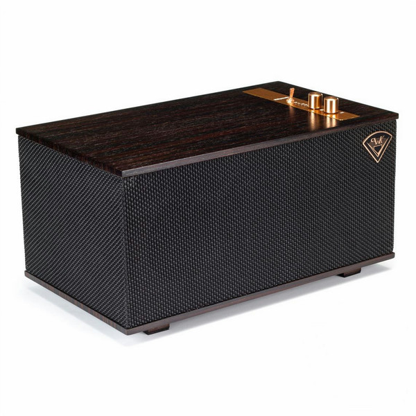Klipsch The Three - Ebony Stereo portable speaker 60W Cube Black,Brown