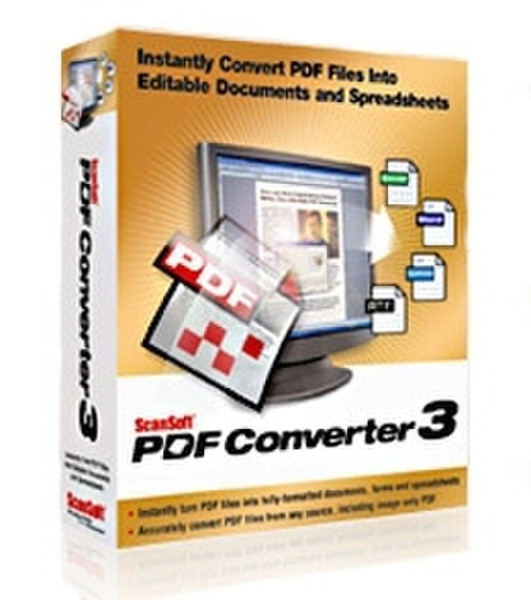 Nuance PDF Converter 3.0, French, Retail