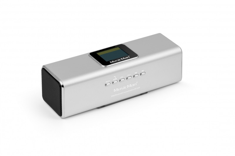 Technaxx MusicMan BT-X29 Mono portable speaker 6W Rechteck Silber