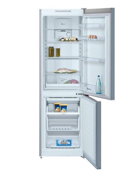 Balay 3KF6650MI Отдельностоящий 302л A++ Матова сталь холодильник с морозильной камерой