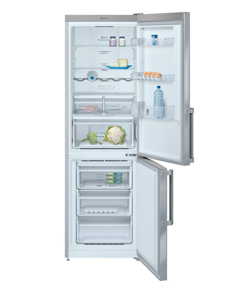 Balay 3KF6655ME Freestanding 324L A++ Brushed steel fridge-freezer