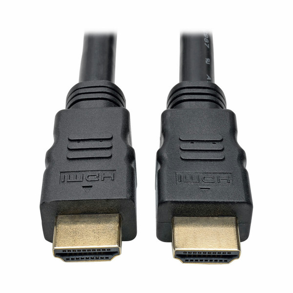 Tripp Lite Active High-Speed HDMI Cable with Built-In Signal Booster, 1920 x 1080 (1080p) @ 60 Hz (M/M), Black, 19.81 m