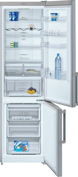 Balay 3KF6855ME Freestanding 366L A++ Brushed steel fridge-freezer