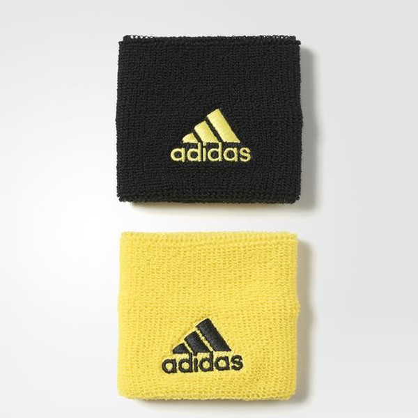 Adidas CE8189 Черный, Желтый Terry cloth wristband ремешок на запястье